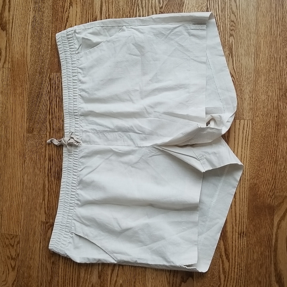 (2XL) Denver Hayes Mia Mid Rise Neutral Lightweight Shorts Cottagecore Summer